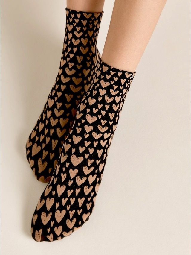 Носки женские CE FANTASY 22С-52СП, р.23-25, nero-natural - 1