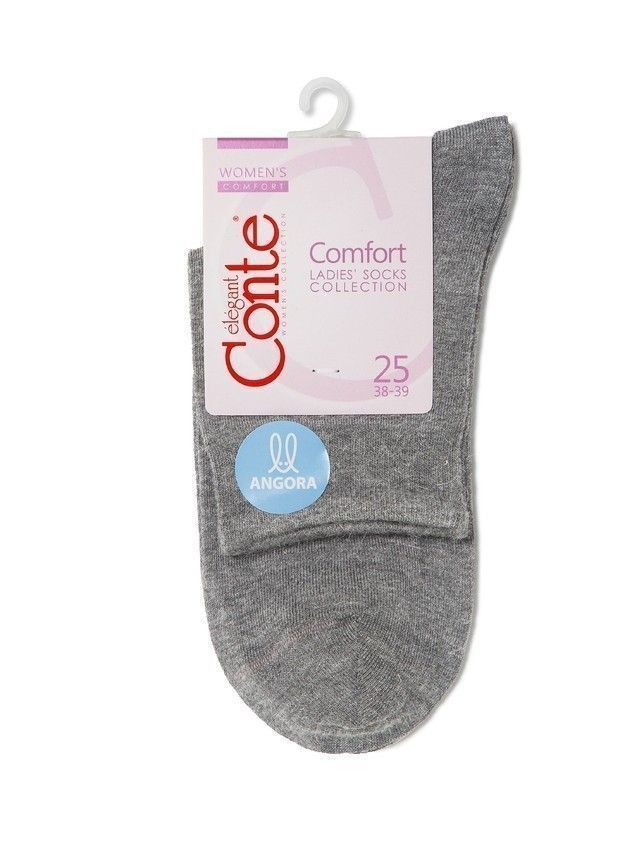 Носки женские вискозные CE COMFORT (ангора) 14С-114СП, р.23-25, 000 серый - 4