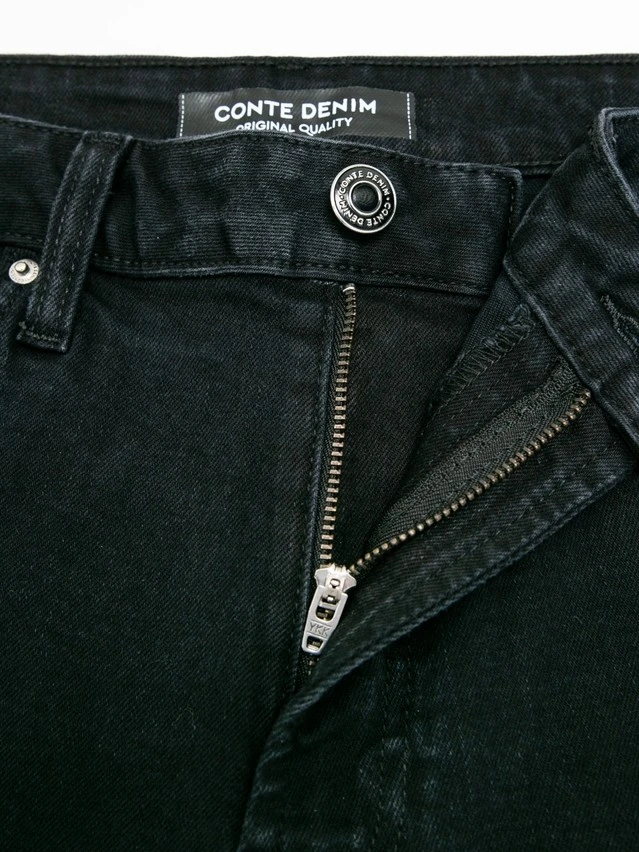 Джинсы жен. C CON-948, р.164-90, washed black - 12