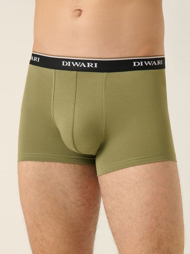 Трусы мужские DW PREMIUM MSH 1568 (бандероль),р.78,82, khaki-black strip - 1