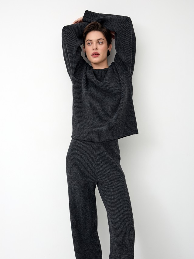 Джемпер женский CE LDK24126 24С-126СП, р.170-84, grafit melange - 2