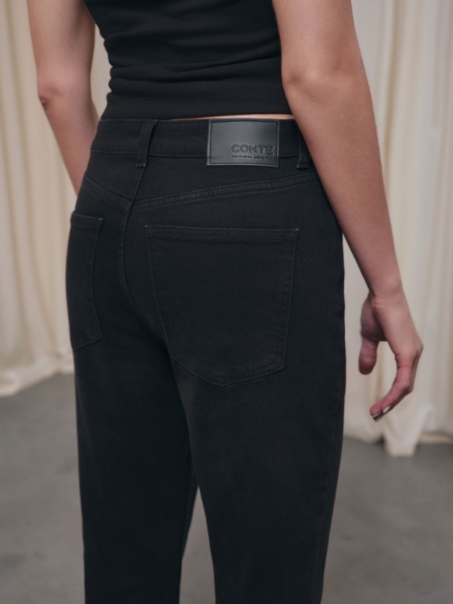 Джинсы женские C CON-809, р.164-90, washed black - 4