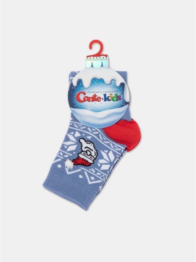 Носки детские CK NEW YEAR 23С-49/1СП, р.13-14, 948 светлый джинс - 5