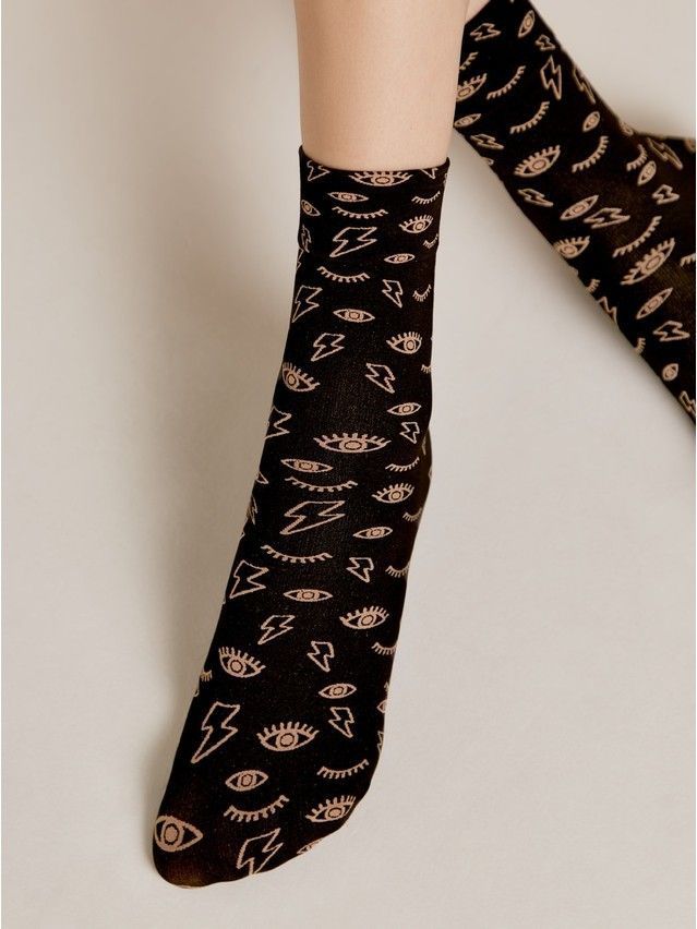 Носки женские CE FANTASY 22С-53СП, р.23-25, nero-natural - 1