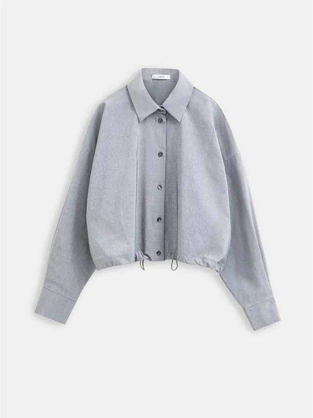 Рубашка жен. C LRU 3615, р.170-84-90, grey - 1