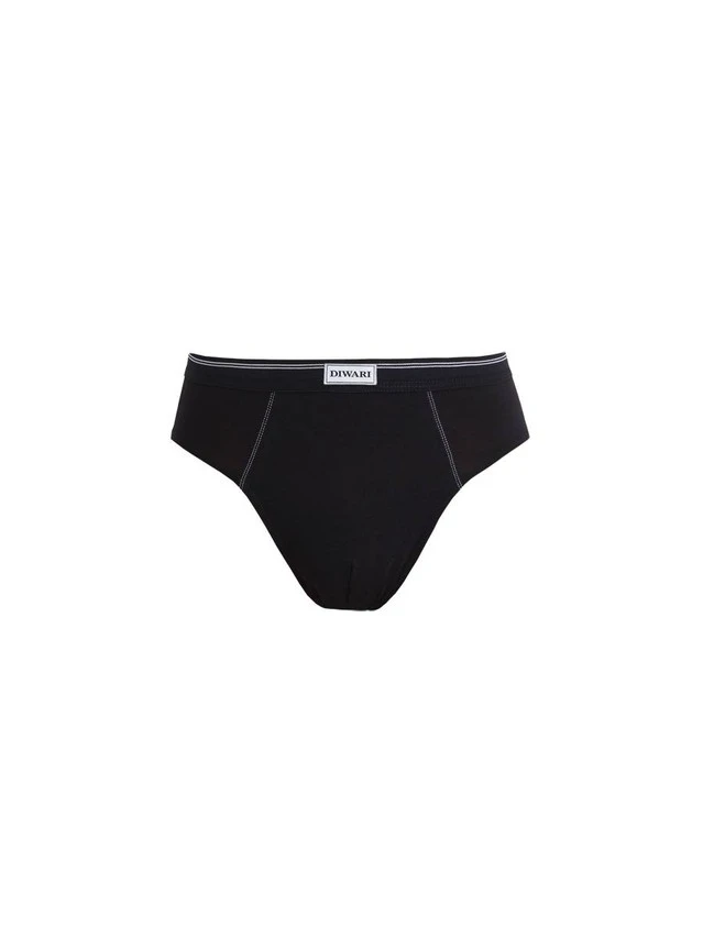 Трусы муж. DW SLIP MSL 017 (вешалка),р.76,80/S, черный - 1