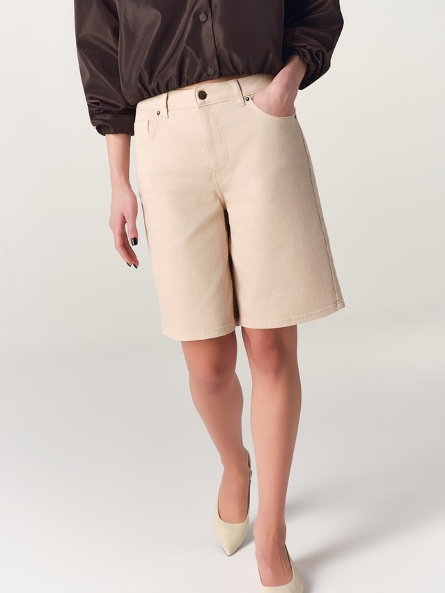 Шорты джинсовые жен. C CON-885, р.170-90, beige - 3