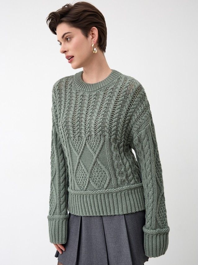 Джемпер женский CE LDK24140 24С-140СП, р.170-84, khaki - 3