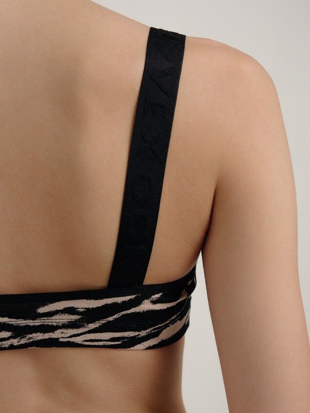 Бюстье женское CE COTTON LOVE LBE 2530, р.170-84, latte-black zebra - 7