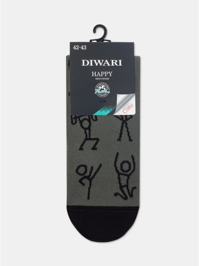 Носки мужские DW HAPPY 17С-151СП, р.25, 188 хаки - 4