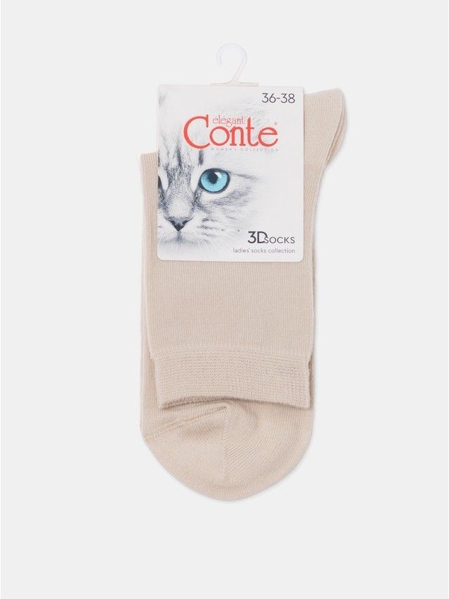 Носки женские хлопковые CE 3DSOCKS 24С-2СП, р.23-25, 000 бежевый - 13