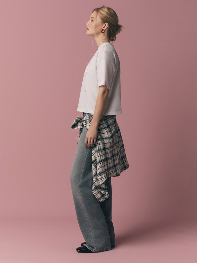 Джемпер женский CE LD 3032, р.170-92, white-love - 3