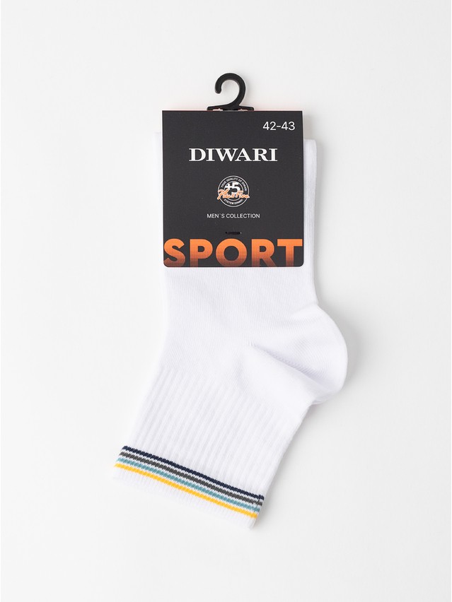 Носки муж. DW SPORT 26С-1СП, р.25, 972 белый - 4