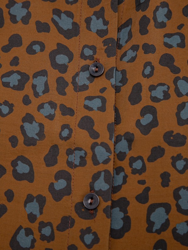 Блузка жен. C LBL 3729, р.170-84-90, chocolate leo - 3