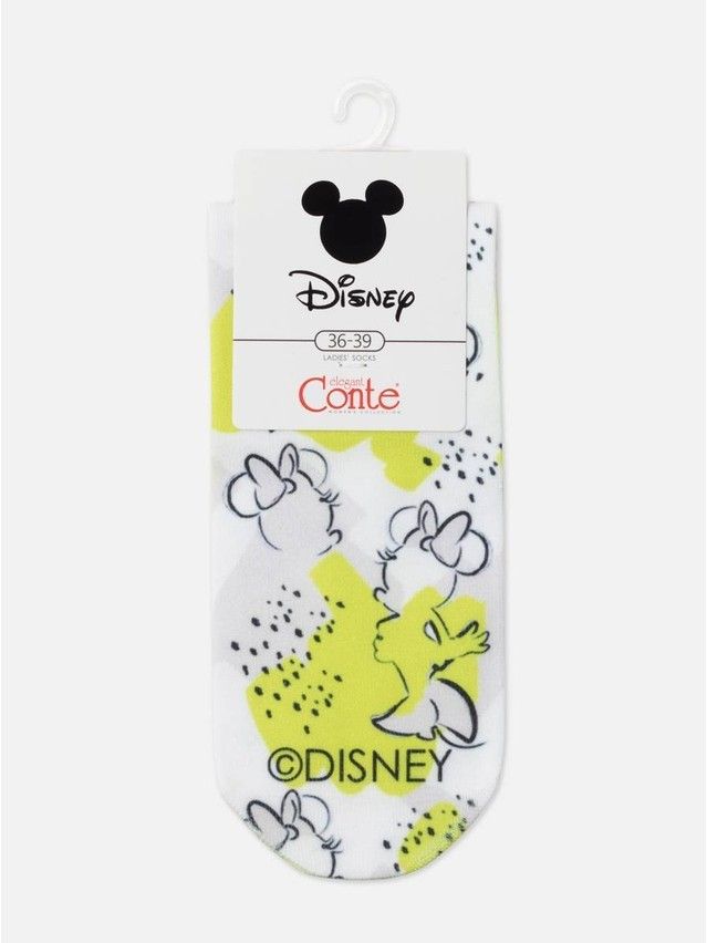 Носки женские хлопковые CE DISNEY (короткие) 21С-112СПМ, р.36-39, 344 белый - 4
