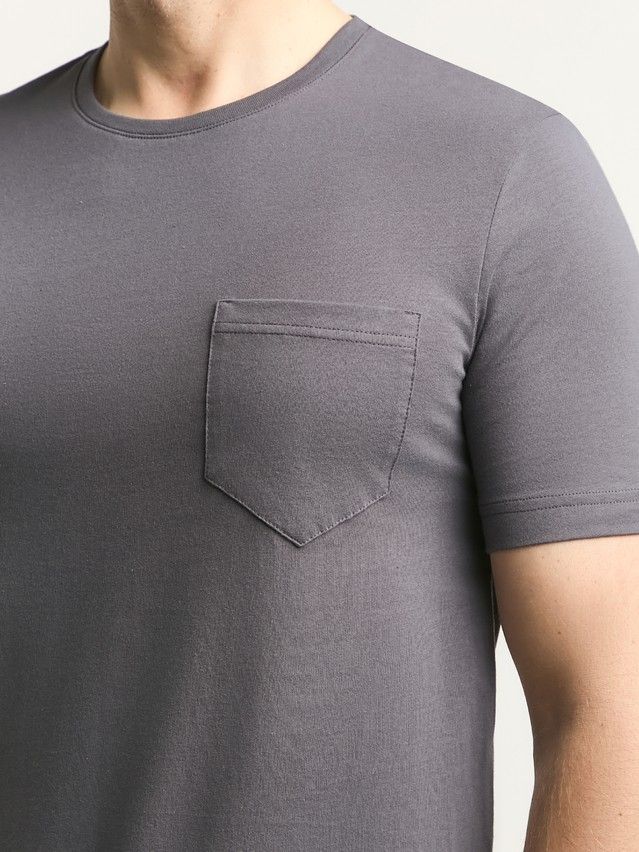 Джемпер мужской DW BASIC MEN MD 4027 (пакет),р.176,182-92, graphite - 3