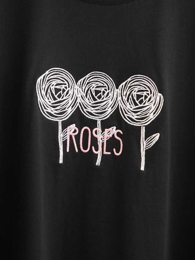 Джемпер женский CE LD 3038, р.170-84, black-roses - 8