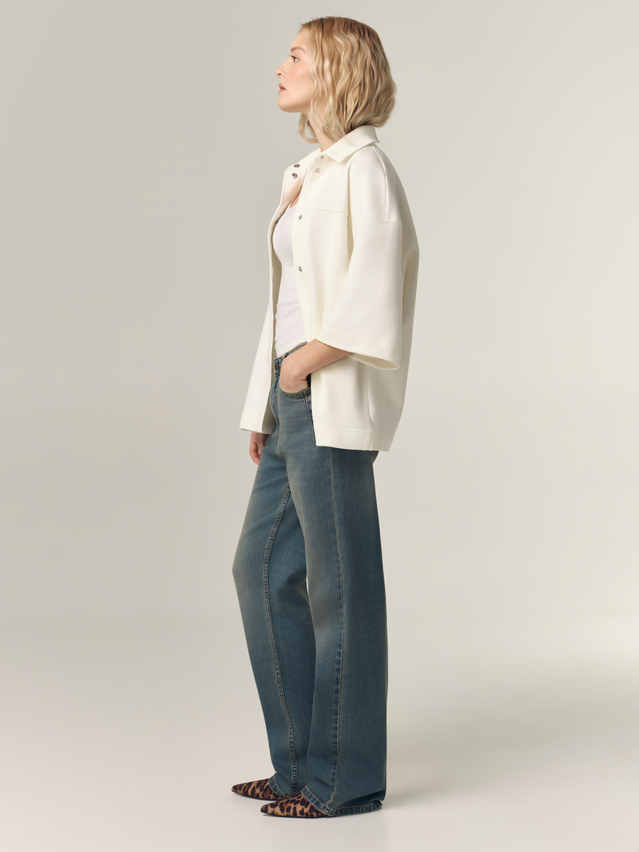 Рубашка жен. C LRU 3371, р.170-84-90, ecru - 5