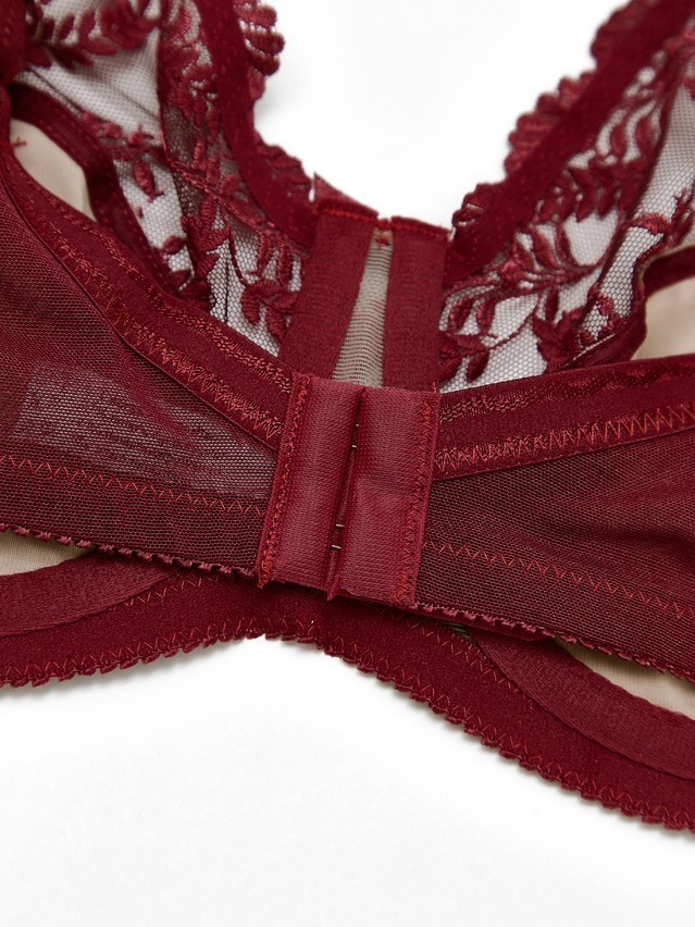 Бюстгальтер CE RENDEZVOUS RB6014, р.75D, бордо с телесным - 4