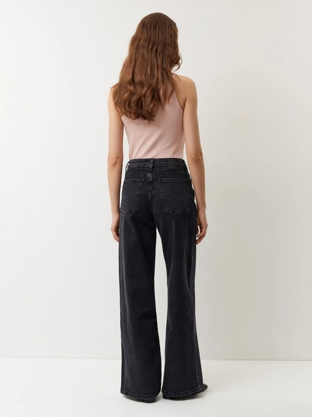 Джинсы жен. C CON-972, р.164-90, washed black - 2