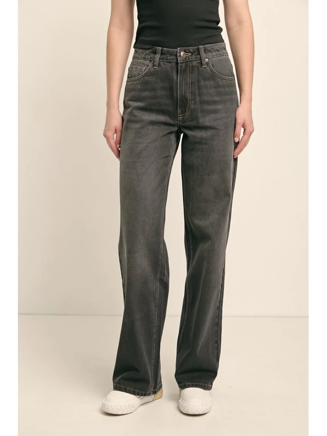 Джинсы жен. C CON-960, р.164-90, washed black - 8