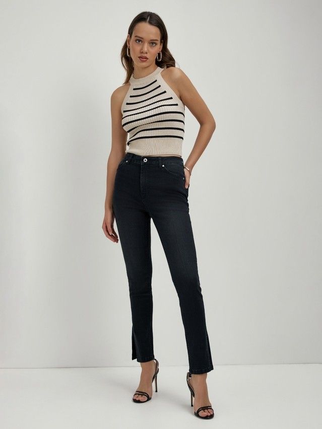 Брюки джинсовые женские CE CON-639, р.170-102, washed black - 1