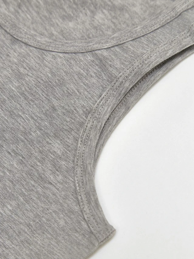Майка мал. C BASIC COLLECTION BM 5107 (пакет),р.116,122-60, grey melange - 5