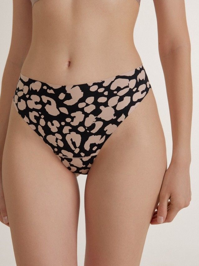Трусы женские CE INVISIBLE LBR 3311 (пакет),р.90, black-leopard - 1