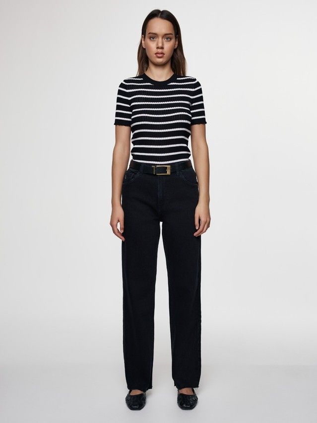 Брюки джинсовые женские CE CON-621, р.170-102, washed black - 1
