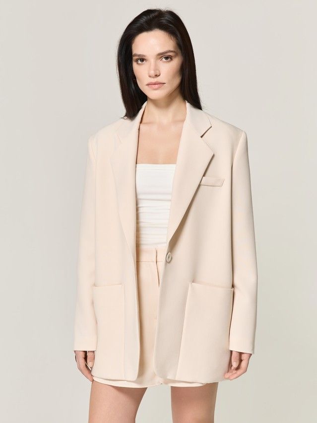 Жакет женский C LJ 3392, р.170-84-90, ecru - 2