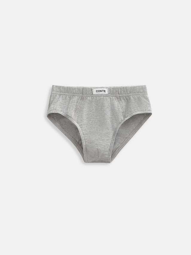 Трусы мал. C BASIC COLLECTION BSL 5109 (пакет),р.116,122-60, grey melange - 1