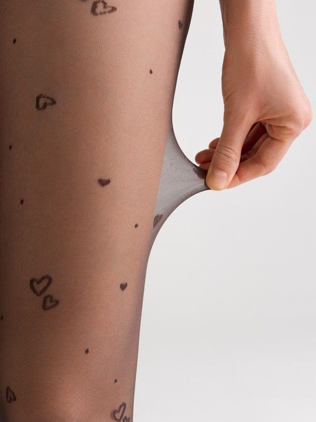 Колготки женские CE FANTASY CUORE, р.2, grafit - 4