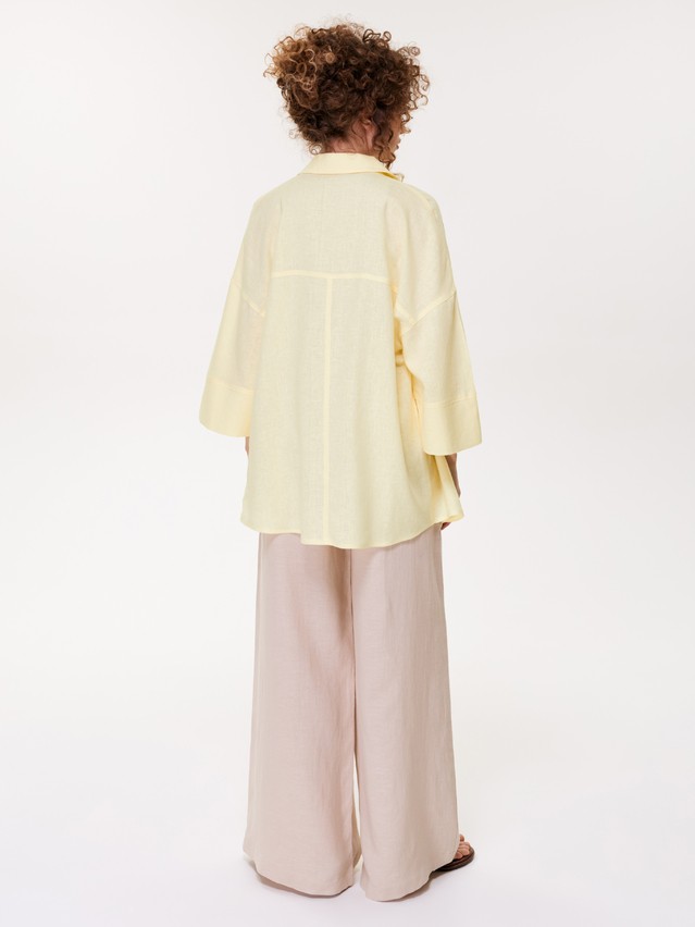 Рубашка жен. C LRU 3482, р.170-84-90, yellow - 2