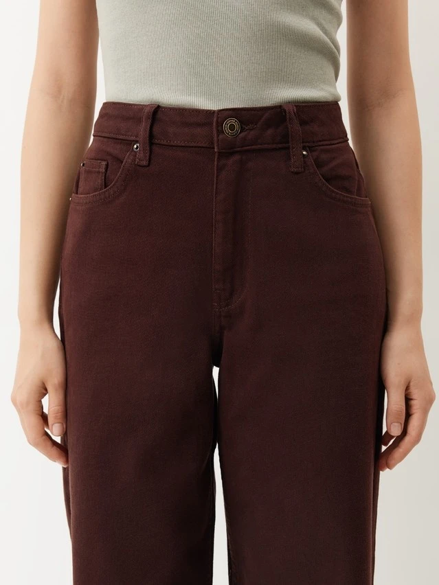 Джинсы жен. C CON-961, р.164-90, brown - 6