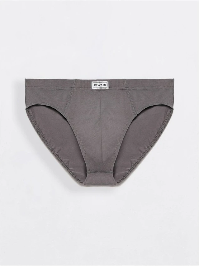 Трусы мужские BASIC SLIP 128 (на вешалке),p. 102,106/XL, темно-серый - 1