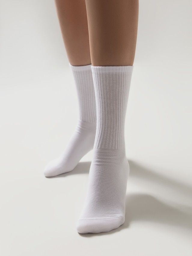 Носки жен. хлопковые CE ACTIVE 20С-20СП, р.23-25, 1102 белый - 2