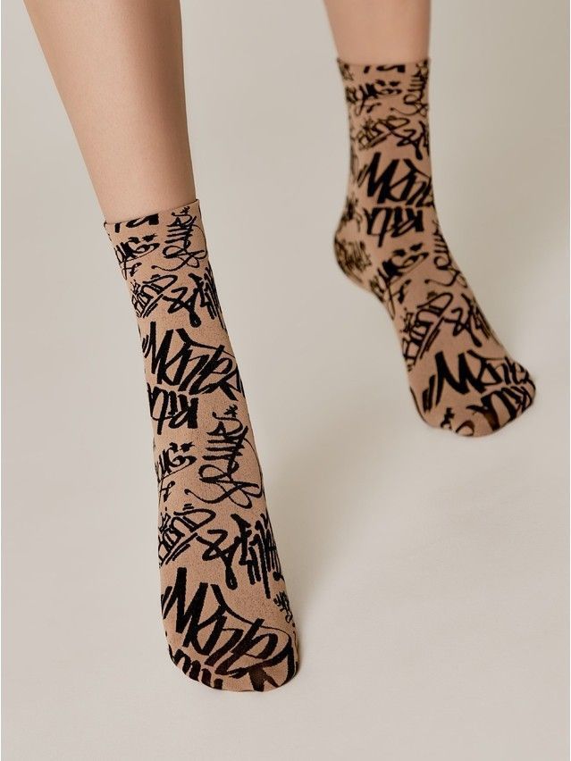 Носки женские CE FANTASY 22С-50СП, р.23-25, nero-natural - 3