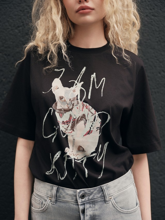 Джемпер женский CE LD 3036, р.170-92, black-kitty - 2