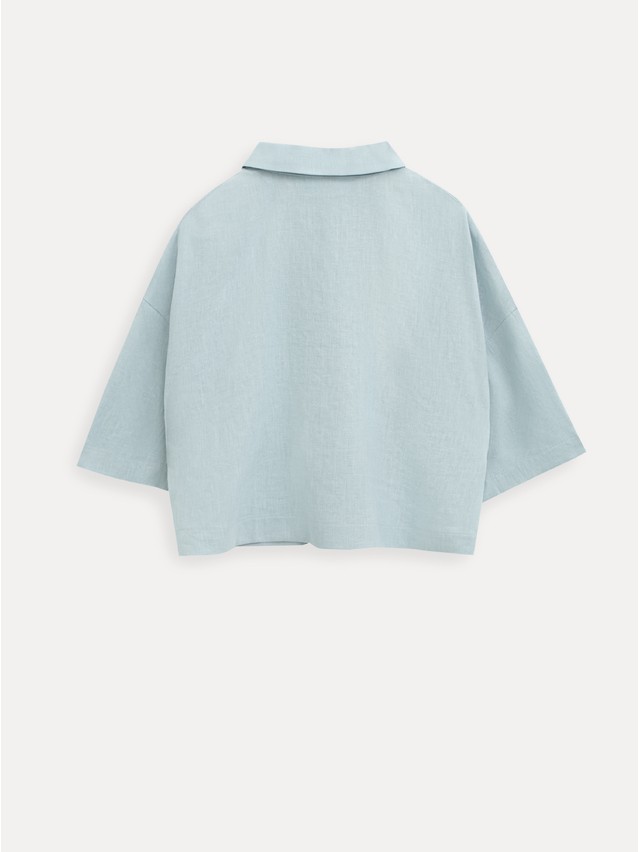 Рубашка жен. C LRU 3585, р.170-84-90, blue - 7