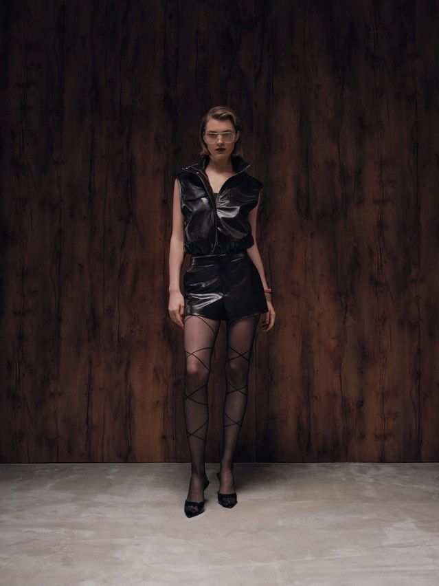 Колготки женские CE FANTASY GEOMETRY 25С-95СП, р.2, nero - 2