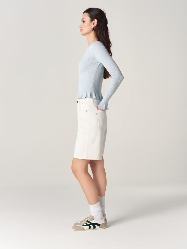 Шорты джинсовые жен. C CON-884, р.170-90, off white - 3