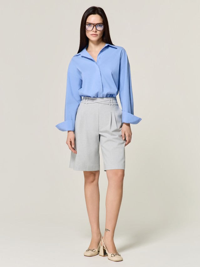 Шорты женские C LS 3398, р.170-84-90, grey melange - 2