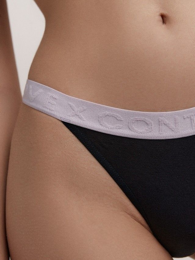Трусы женские CE FLEXIBLE LTA 2237, р.90, black-lavender - 3