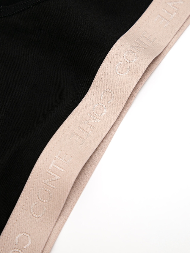 Трусы жен. CE PRINT DOTS LB 2545, р.90, black-beige - 5