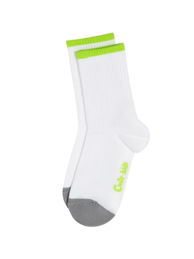 Носки детские CK ACTIVE 20С-167СП, р.16, 1021 белый-салатовый - 5