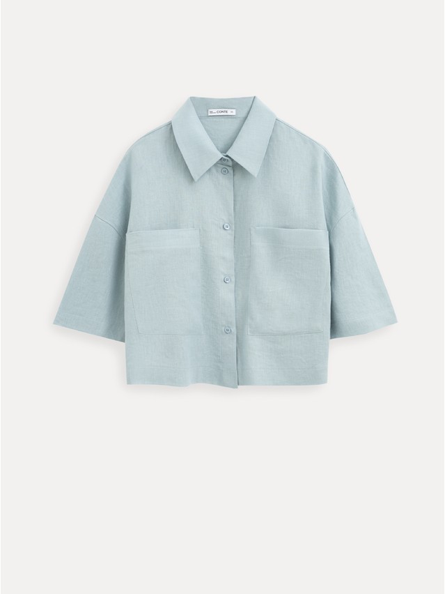 Рубашка жен. C LRU 3585, р.170-84-90, blue - 6