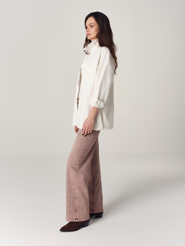 Ветровка джинсовая жен. C CON-924, р.170-84-90, off white - 3