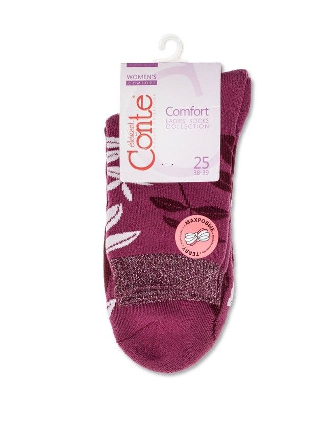 Носки женские хлопковые CE COMFORT (махровые) 17С-64СП, р.36-37, 213 лиловый - 3