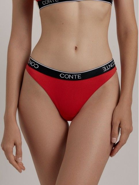 Трусы «бразилиана» с фигурным вырезом по спинке BLACK&WHITE LBR 2737