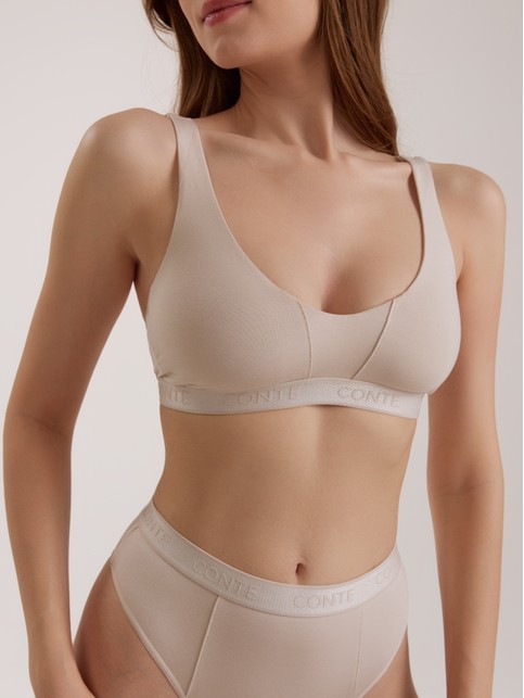 Бюстье из вискозы с декоративными линиями BODY TOUCH LBE 3192